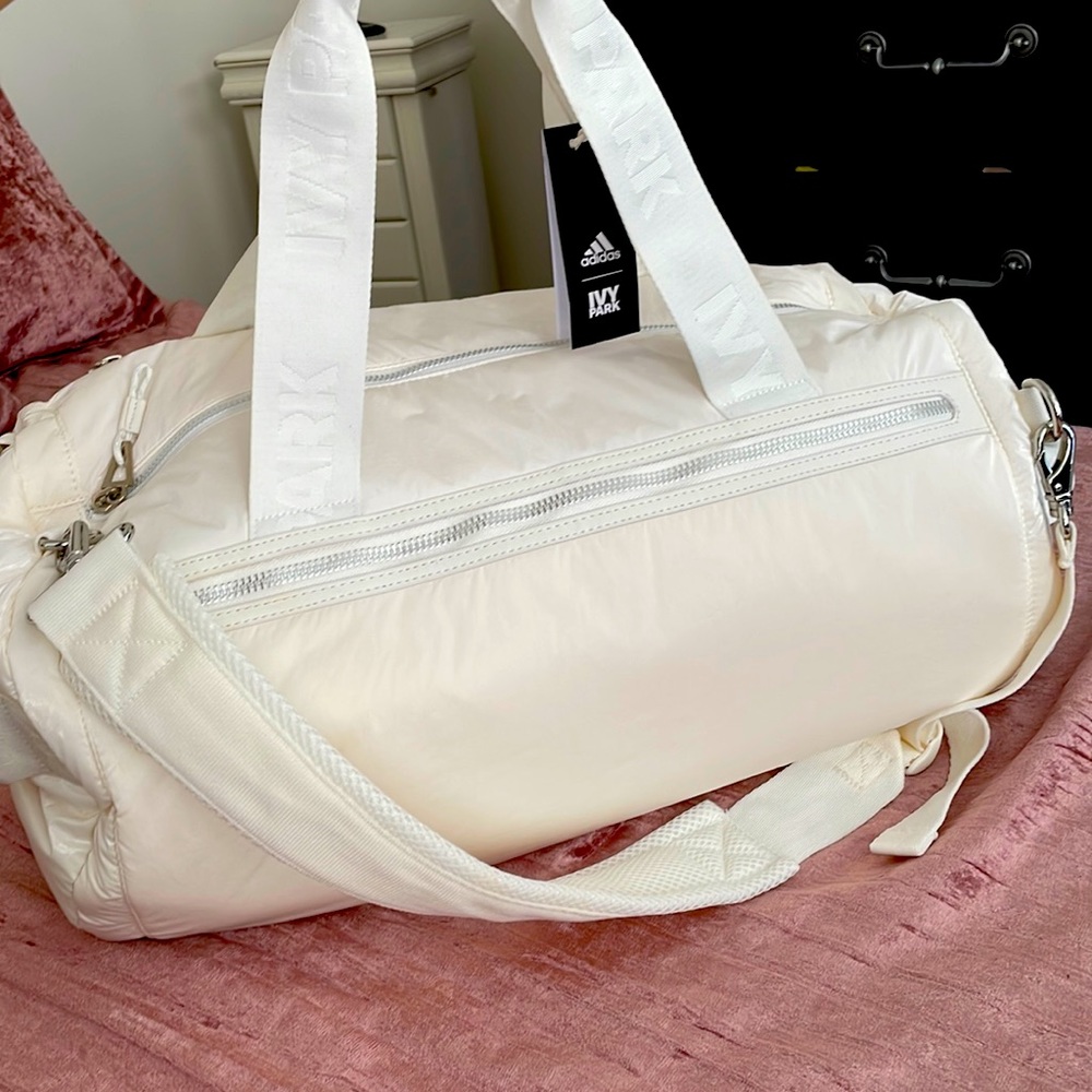 Ivy Park Ice White Duffle Bag Backpack